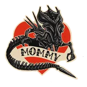 Alien Xenomorph Mommy Sticker