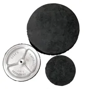 12″ Convex Polisher with Leather Cover