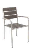 Argyle Outdoor Aluminum Armchair