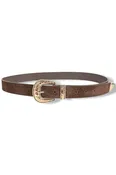 DOORBUSTER Jessi Coffee and Gold Western Belt