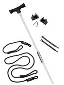 2 Piece 10' Stick It Anchor Pin with Tube Connector and Lanyard System