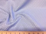 Discount Tablecloth Fabric Jacquard Check Light Blue 07DR