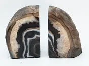 Agate Bookend – Black