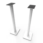 Kanto SP32PLW Pair of 32" Floor Speaker Stands with Security Mounting Screws, White