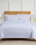 Amy Stripe Cotton Percale Duvet Set