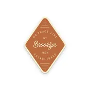 Custom City No Place Like Vinyl Sticker