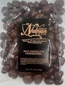 Chocolate Cranberries - Milk  (6 oz) - The Nutman Company USA, Inc.