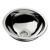 Ambassador Half-Sphere Sink, Ultra Mirror, 13-1/4" dia.