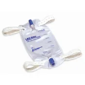 1000ml Large Leg Bag with Twist Valve and Anti-Reflux Valve - Box of 12