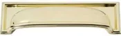 Atlas Campaign Rope Cup Pull 383-PB Polished Brass 3-3/4" Pull