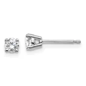 0.33ctw Lab-Grown Diamond Stud Earrings | 14K White Gold