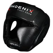 Flight Headgear with Cheek & Chin Protection - Black