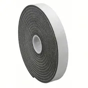 3M 1/5/04 Foam Tape Continuous Roll, Black, 1 in x 5 yd, 1/4 in Tape Thick, 1 Pk Qty, Vinyl Foam, Acrylic