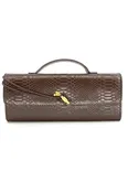 Everleigh Chocolate Clutch Bag