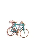 Bicycle• Vintage 14k yellow gold charm with enamel