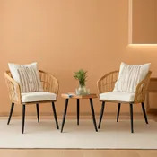 3-Piece Outdoor Wicker Set