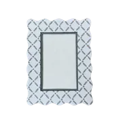 4x6 Block Printed Frame - Croix Green