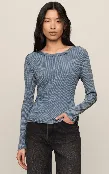 Arlet Mini Thermal Top - Mineral Blue