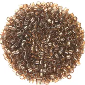 715 B Transparent Chocolate Brown 11/0 Miyuki Delica