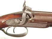12 BORE PERCUSSION DOUBLE SHOTGUN BY “JAMES PURDEY, LONDON”