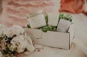 Floral BOHO Gift Set-Candle and 2 Soaps