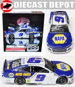 AUTOGRAPHED CHASE ELLIOTT 2020 DAYTONA ROAD COURSE WIN NAPA #9 CAMARO 1/24 ELITE SERIES  DIECAST
