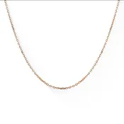 17" Diamond Cut Cable Chain, 1.3mm