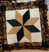 Quilted Lone Star Pillow