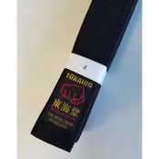 Tokaido Japanese Cotton Black Belt - 1.75"