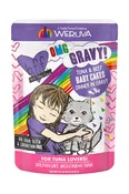 B.F.F. OMG Gravy! Tuna and Beef Baby Cakes in Gravy Wet Cat Food Pouch