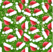 Christmas Santa Hat - Full Pattern - Vinyl, Sublimation Transfers