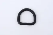 1" Black D-Ring, Per Dozen