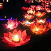 10pcs water floating candle light