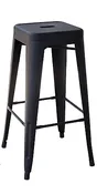 Buffalo Tools AmeriHome Loft Metal Bar Stool - Black