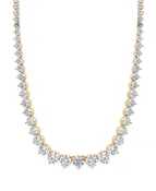 15CTTW Diamond Graduated Collar Necklace