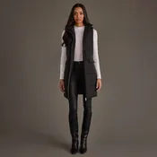 Black Long Vest