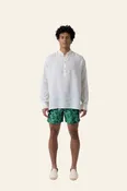 Edward Linen Polo - Off white