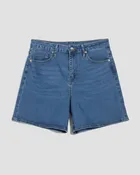 Clean Hem Wide Leg Short - Indigo