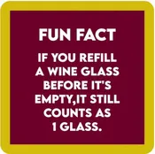 1 Glass Coaster