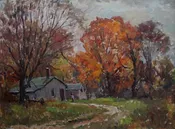Autumn House in the woods_late 70s