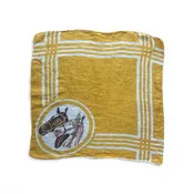 VINTAGE YELLOW HORSE POCKET SQUARE — Stash Style