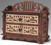2 Drawer Jewelry Box Scroll Saw Plan