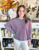 Before You Powder Blue/Port Bailey Sweater