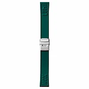 Cut-to-Fit Rubber Watch Strap, 22 mm, Dark Green