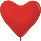 11" Fashion Red Heart Latex Balloons (50ct)