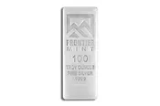 100 oz Silver Bar – Frontier Mint (Frosted)