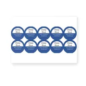 Supplement Stickers (Deep Blue)
