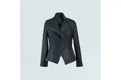 Clara Sunwoo Liquid Leather Jacket - Black