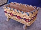 Amish Handmade Envelope or Mail Basket