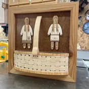 Haudenosaunee Ash Basket Wall Art — Tuscarora WoodWorks